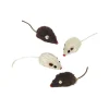 Nobby Plüschmaus mit Rassel 5 cm 4 St