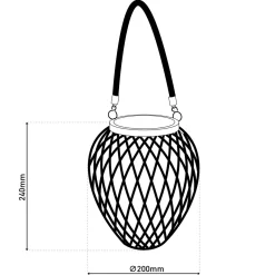 LED-Solardekoleuchte Cesto 2er Set*näve Outlet