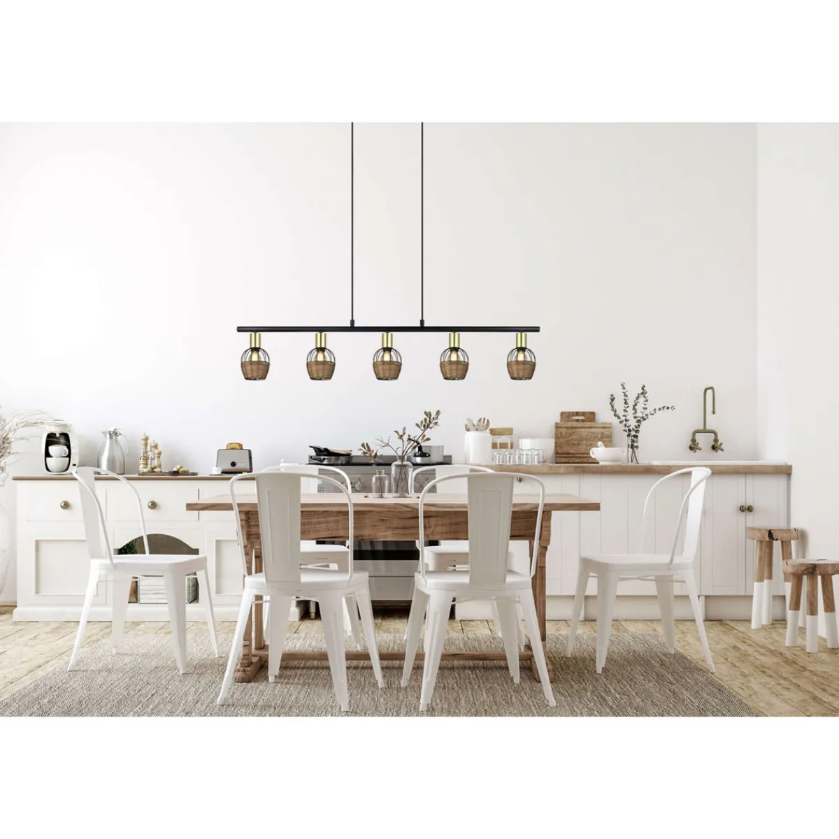 Pendelleuchte Corbis schwarz 5er*näve Best