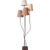 Stehleuchte Boho braun 4er*näve Sale