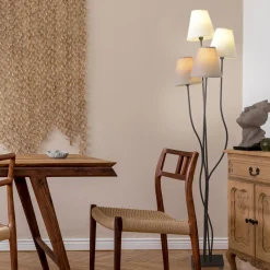 Stehleuchte Boho braun 4er*näve Sale