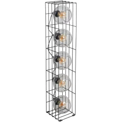 Stehleuchte Cesta schwarz Glas*näve