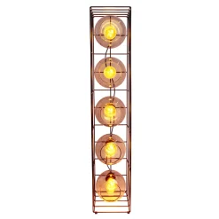 Stehleuchte Cesta schwarz Glas*näve