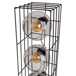 Stehleuchte Cesta schwarz Glas*näve