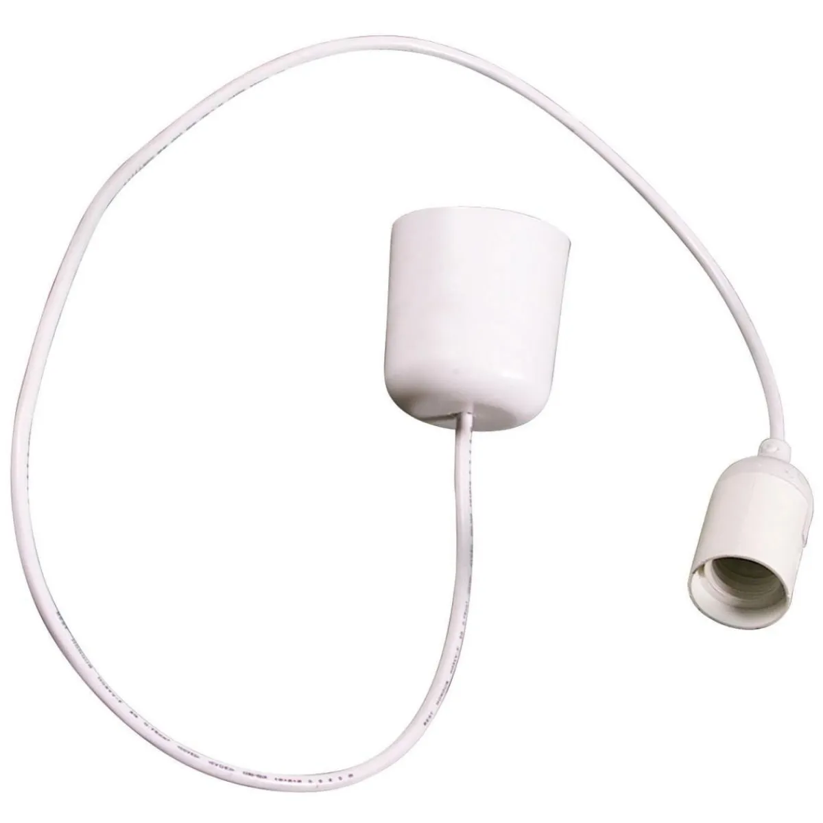 näve Lampen-Fassung E27 weiß