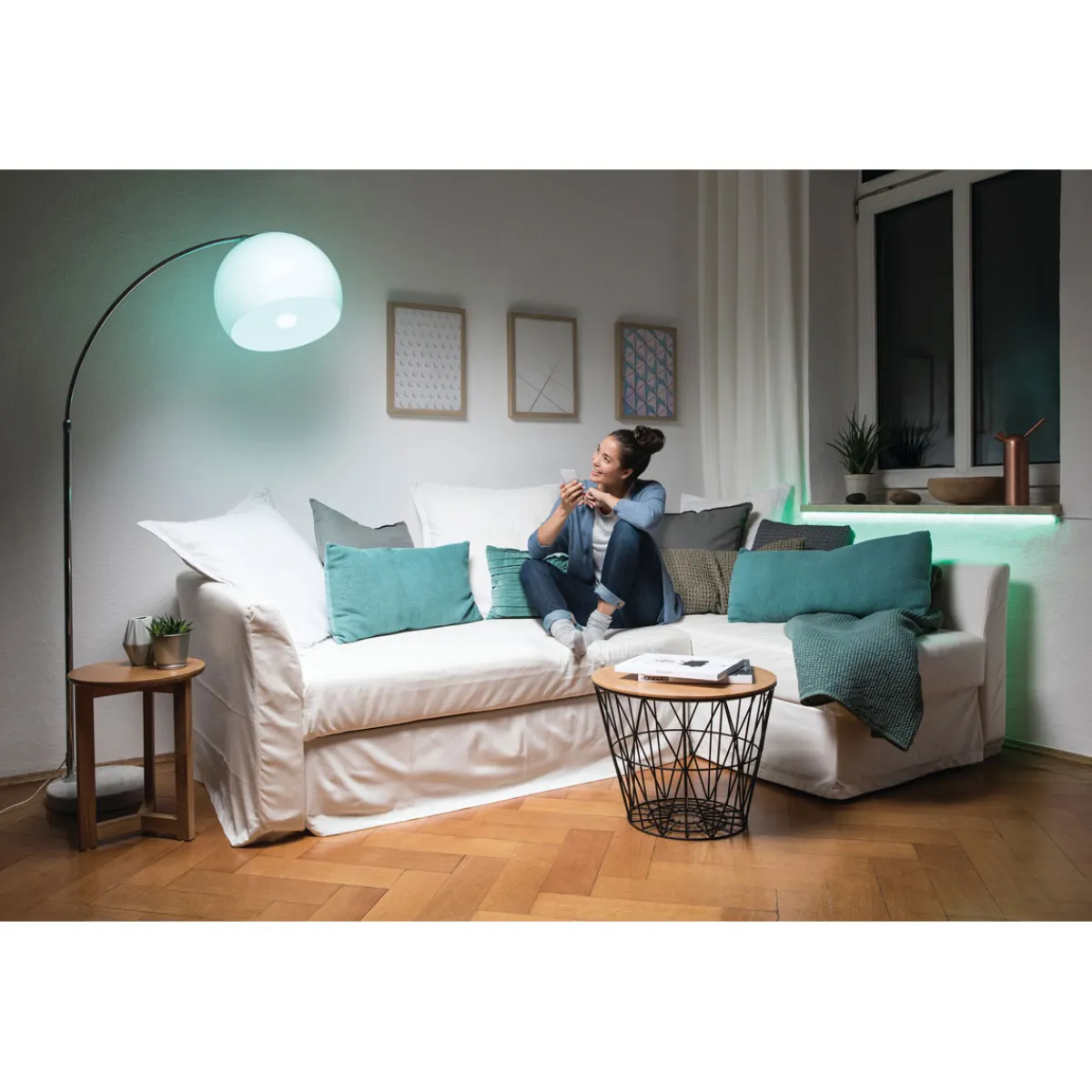 LED-Leuchtmittel dimmbar E27 60W multicolor^Osram Best