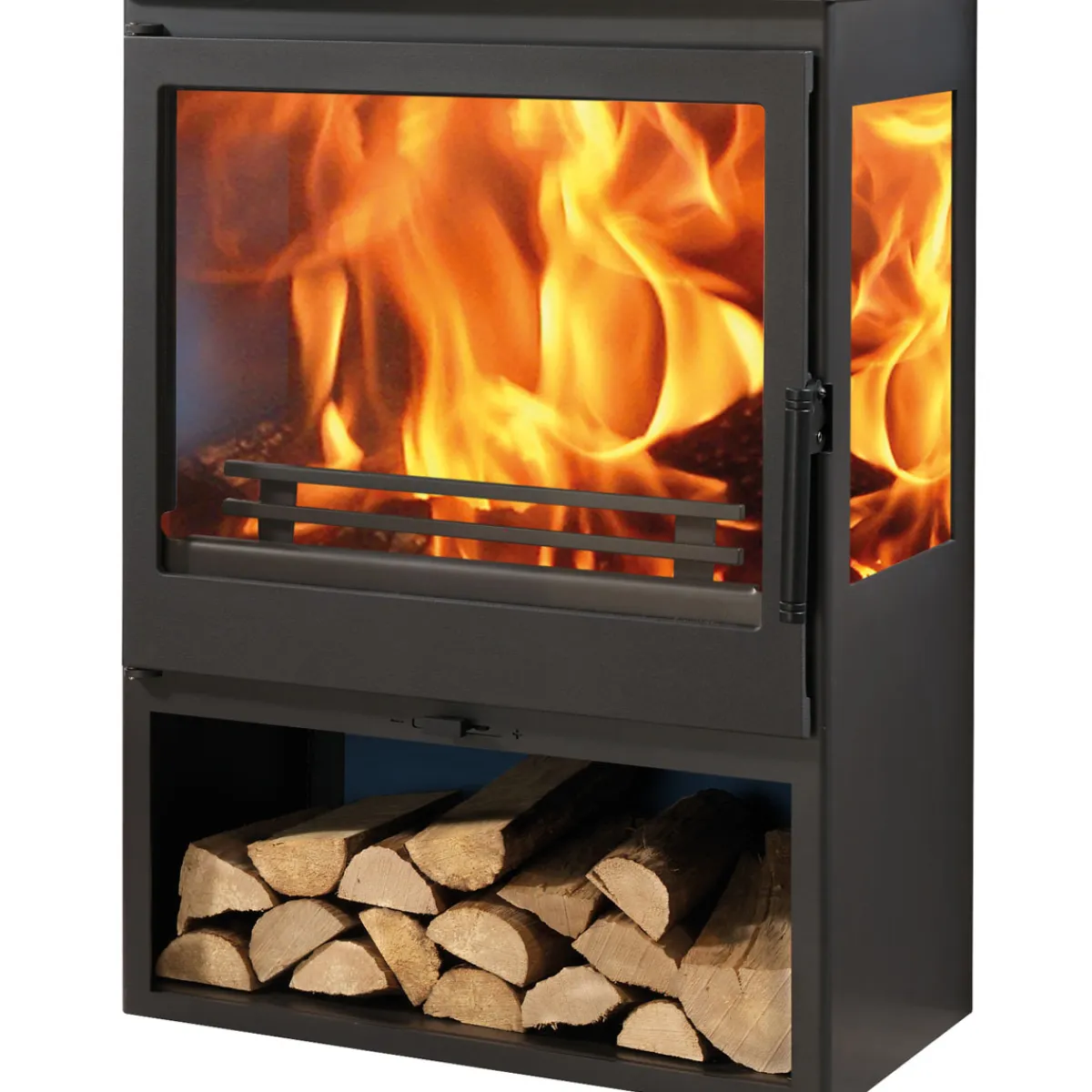 Kaminofen Ambar 3V 7,1 kW Stahl*Panadero Discount