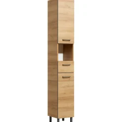 Pelipal Hochschrank Rüdesheim 30 x 195,5 x 33 cm Riviera Eiche