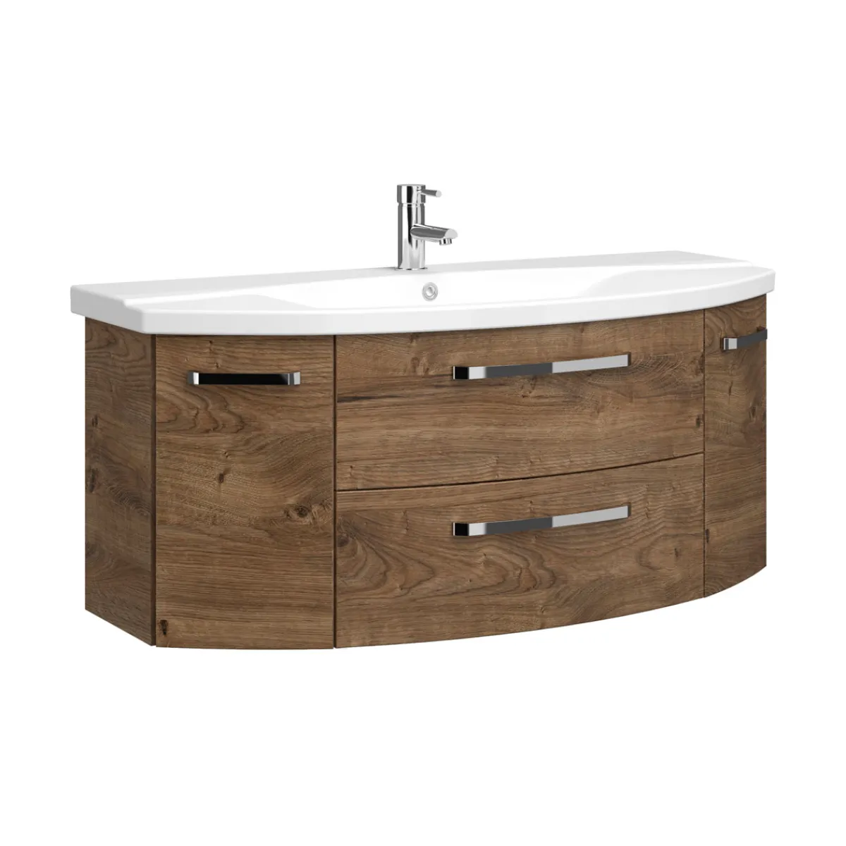 Waschtischunterschrank Asti braun Fokus 4010 142 x 1,6 x 26,5 cm*Pelipal Outlet