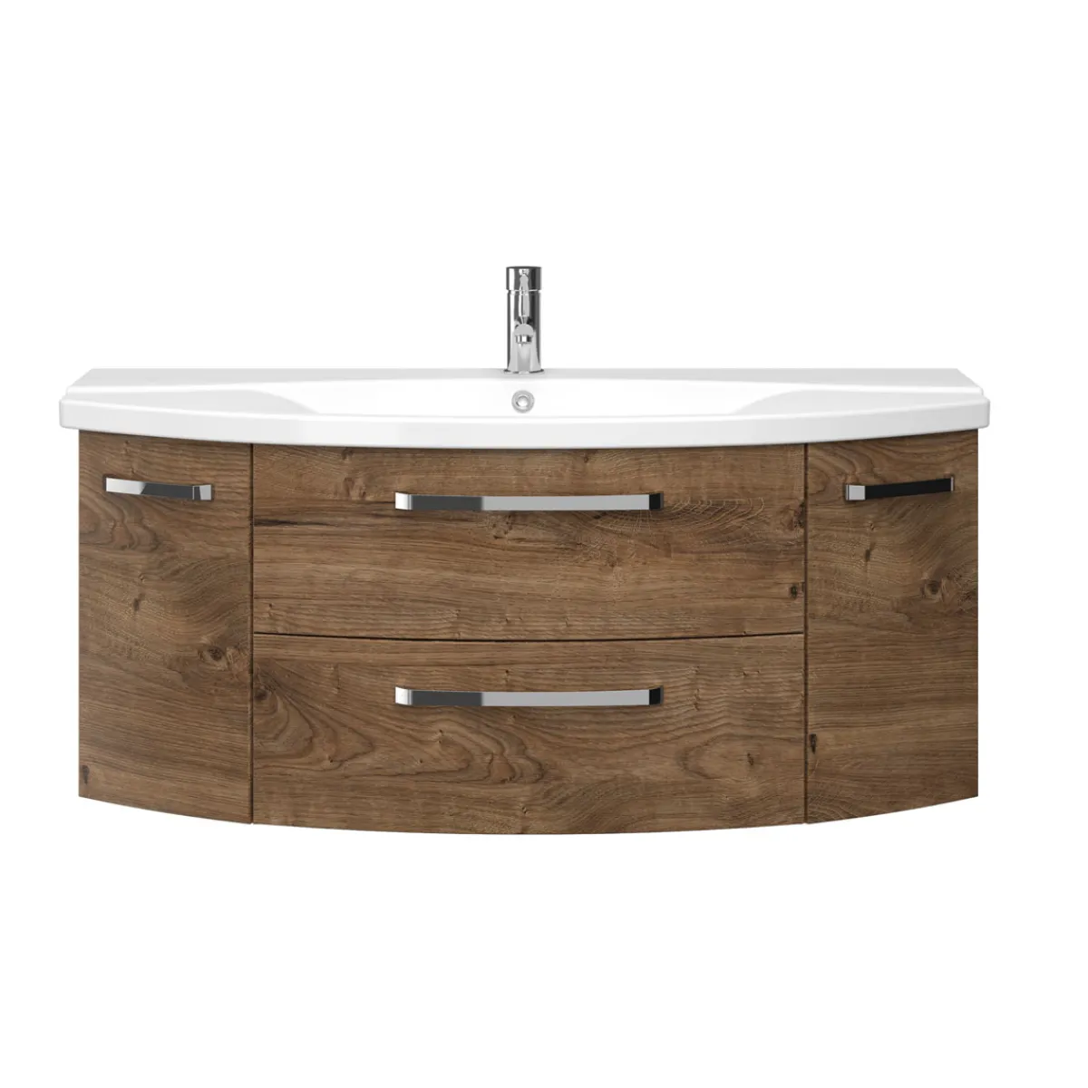 Waschtischunterschrank Asti braun Fokus 4010 142 x 1,6 x 26,5 cm*Pelipal Outlet