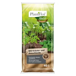 BIO Kräuter- und Anzuchterde 40 L*Plantiflor Discount
