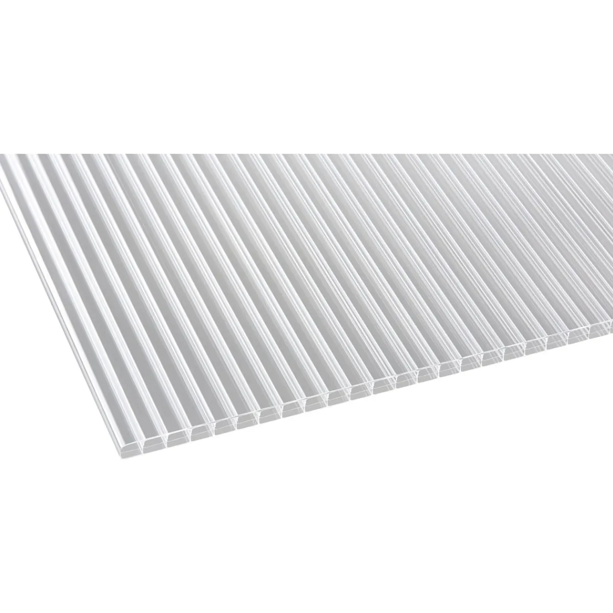 gutta Polycarbonat-Hohlkammerplatte transparent 250 x 98 cm