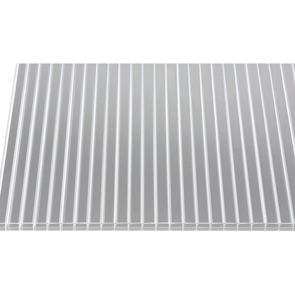 gutta Polycarbonat-Hohlkammerplatte transparent 250 x 98 cm