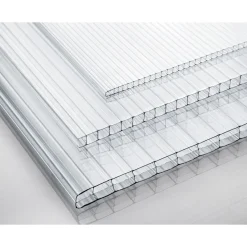 gutta Polycarbonat-Hohlkammerplatte transparent 250 x 98 cm