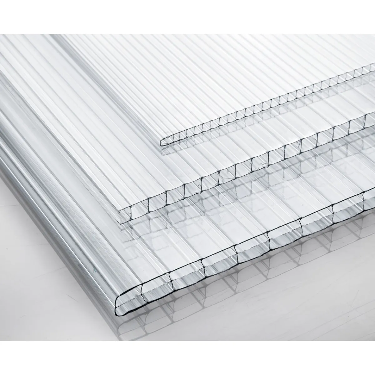 gutta Polycarbonat-Hohlkammerplatte transparent 250 x 98 cm