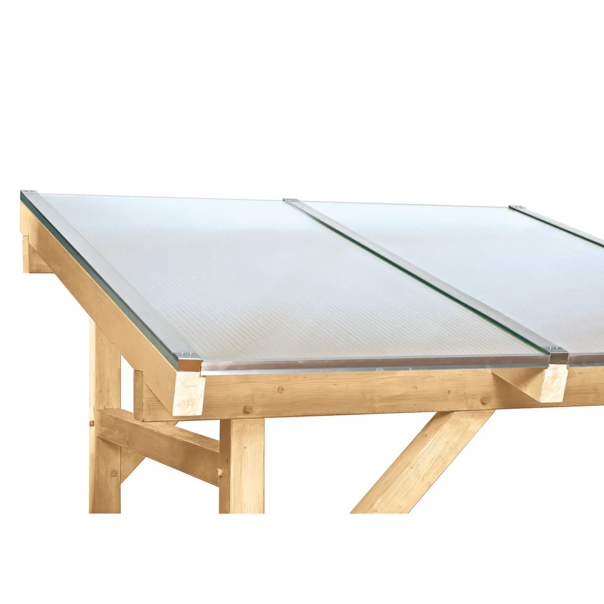 gutta Polycarbonat-Hohlkammerplatte transparent 250 x 98 cm