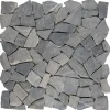 Polymosaik Graphit Marmor 28 x 28 x 0,8 cm^ Hot