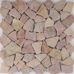 Polymosaik Rosso Verona Marmor 28 x 28 x 0,8 cm* Outlet