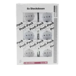 PROFI-PACK-SET Steckdosen Melbourne ultrawei Serie 702* Discount