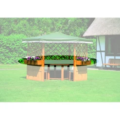 5er Set Blumenkasten für Pavillon Palma und Marburg^Promadino Outlet