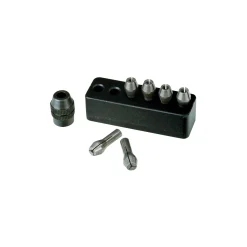 MICROMOT Stahlspannzangen 6 Stück von 1 bis 3,2 mm mit Halter*Proxxon Micromot Clearance