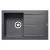 Einbauspuele ALAZIA 79 x 50 cm 1B 1D Granit Iron Grey^Pyramis Clearance