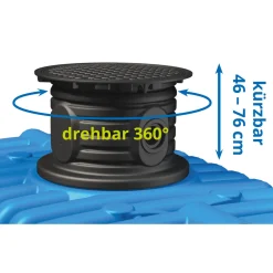 Flachtank Flat XL 7000 Liter inkl. Schachtverlängerung*4rain Outlet