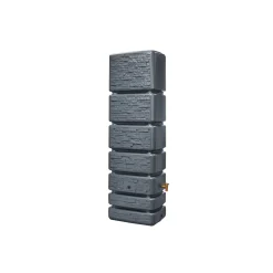 4rain SLIM STONE DECOR Wandtank 350 Liter graphite grey