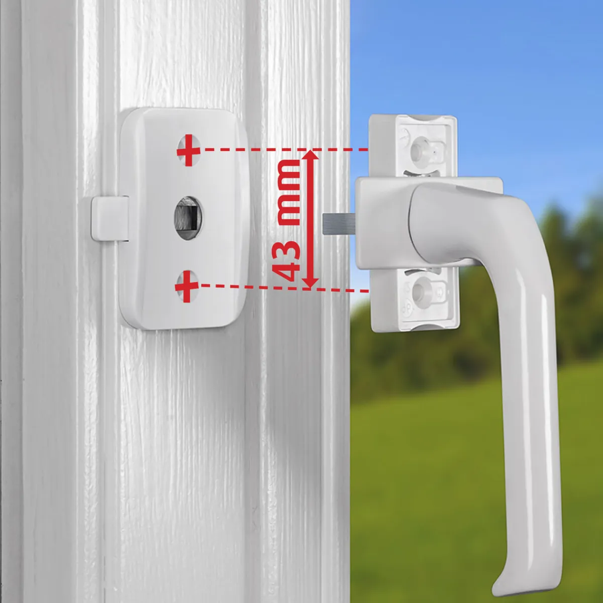 Reer Fenster- und Balkontürsicherung WinLock weiß