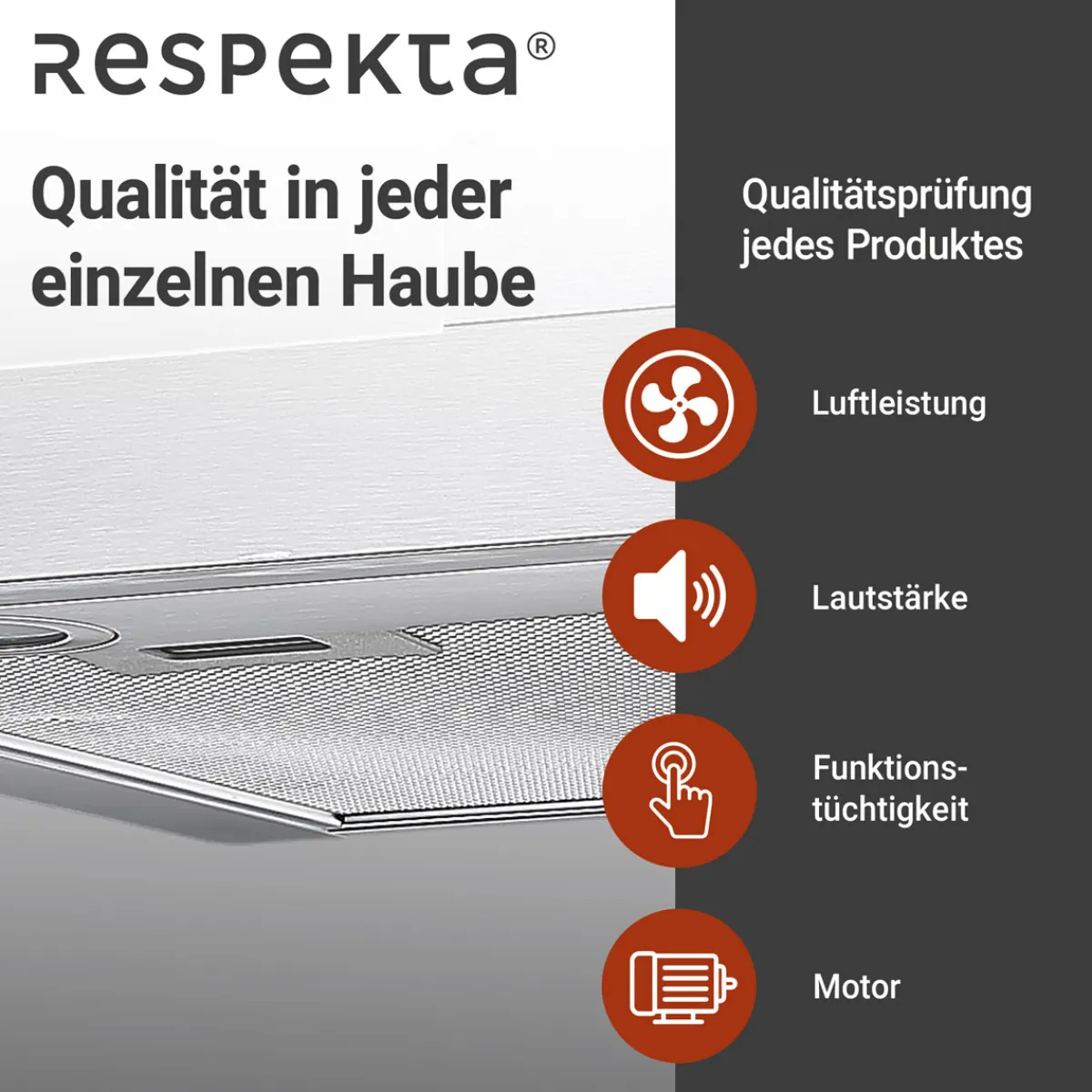Blockhaube CH 22098IXB silber 60 cm*Respekta Online
