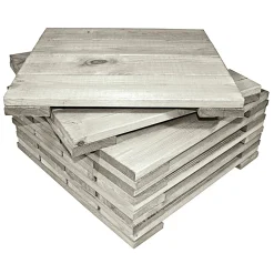 Holzfliese Kiefer grau 50 x 50 cm*Rettenmeier New