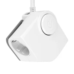 Steckdosenleiste-Eckmontage 2fach 2xUSB inkl Schalter 1,5m*REV Ritter Discount
