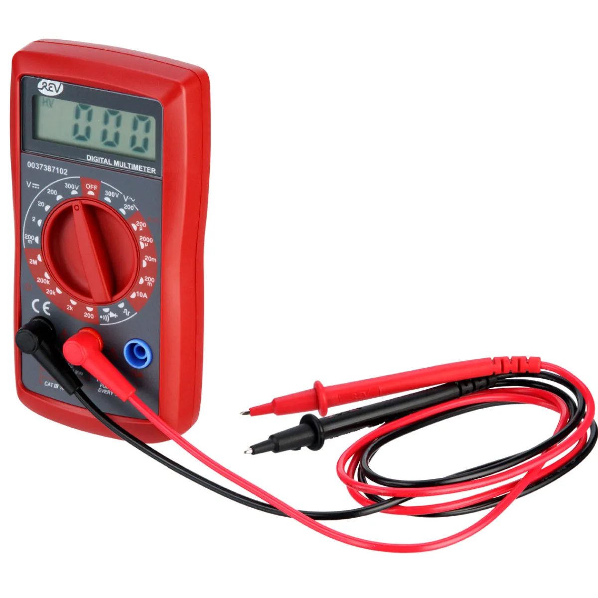 Vielfachmessgerät digital mit Signalgenerator schwarz/rot*REV Ritter Outlet