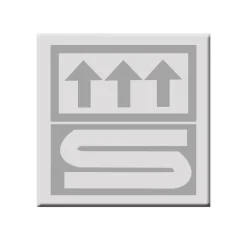 Ridder Teppich Chic 60 x 90 cm grau Polyester-Microfaser