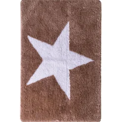 Teppich Star 60 x 90 cm weiß-beige Polyester-Microfaser*Ridder Sale