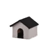 Kuschelhöhle mit Plüschdach, grau-schwarz*Rohrschneider Clearance