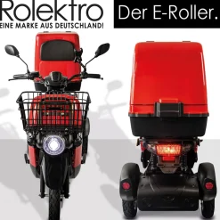 E-Carrier „25 V.3“ Rot, mit Koffer^Rolektro Outlet