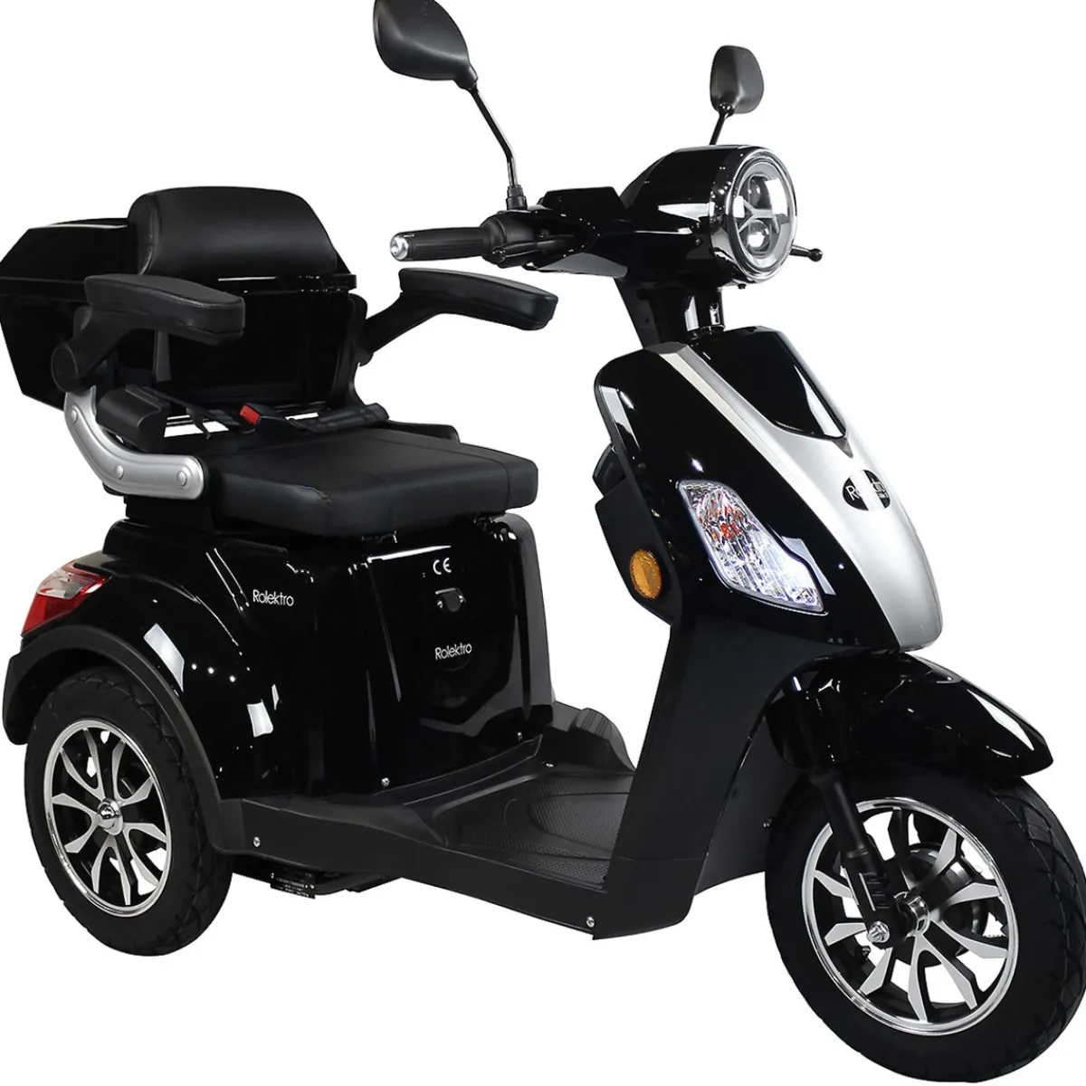 Rolektro E-Dreiradroller „25 V.2“ 1000 W, schwarz