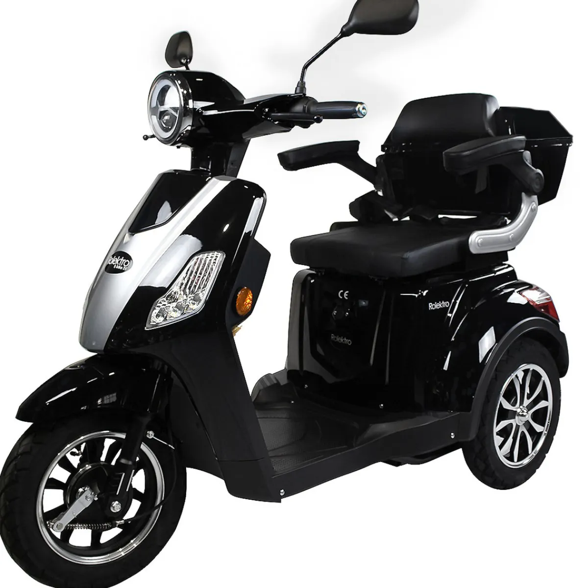 Rolektro E-Dreiradroller „25 V.2“ 1000 W, schwarz