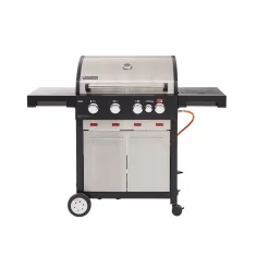 Gasgrillwagen Oregon 4 TurboPlus, 4-Brenner mit SK*Rothmann Hot