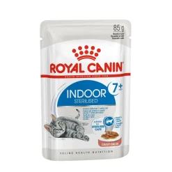 Feline Health Nutrition Indoor 7+ Sterilised in Sauce 85 g^Royal Canin New