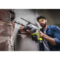 Ryobi Akku-SDS-Bohrhammer RSDS18X-1C40S mit Akku und Ladegerät