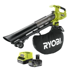 Akku-Laubsauger/-bläser RY18BVXA-150 7,7 m3/min inkl 5,0 Ah Akku u Ladegerät^Ryobi Sale
