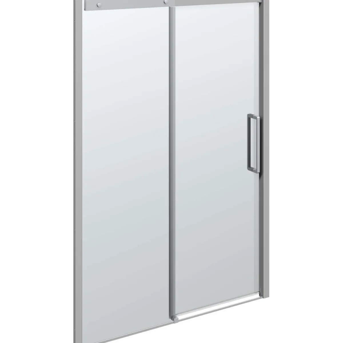 Scanbad Schiebetür-Set Classic 140 cm Chrom/Klar