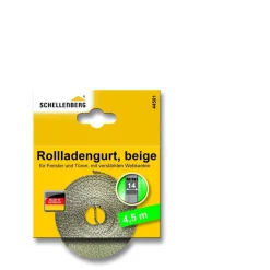 Gurtband Mini 14 mm / 4,5 m beige*Schellenberg Sale