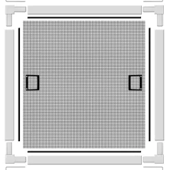 Insektenschutz-Fenster Premium 100 x 120 cm weiß^Schellenberg Discount