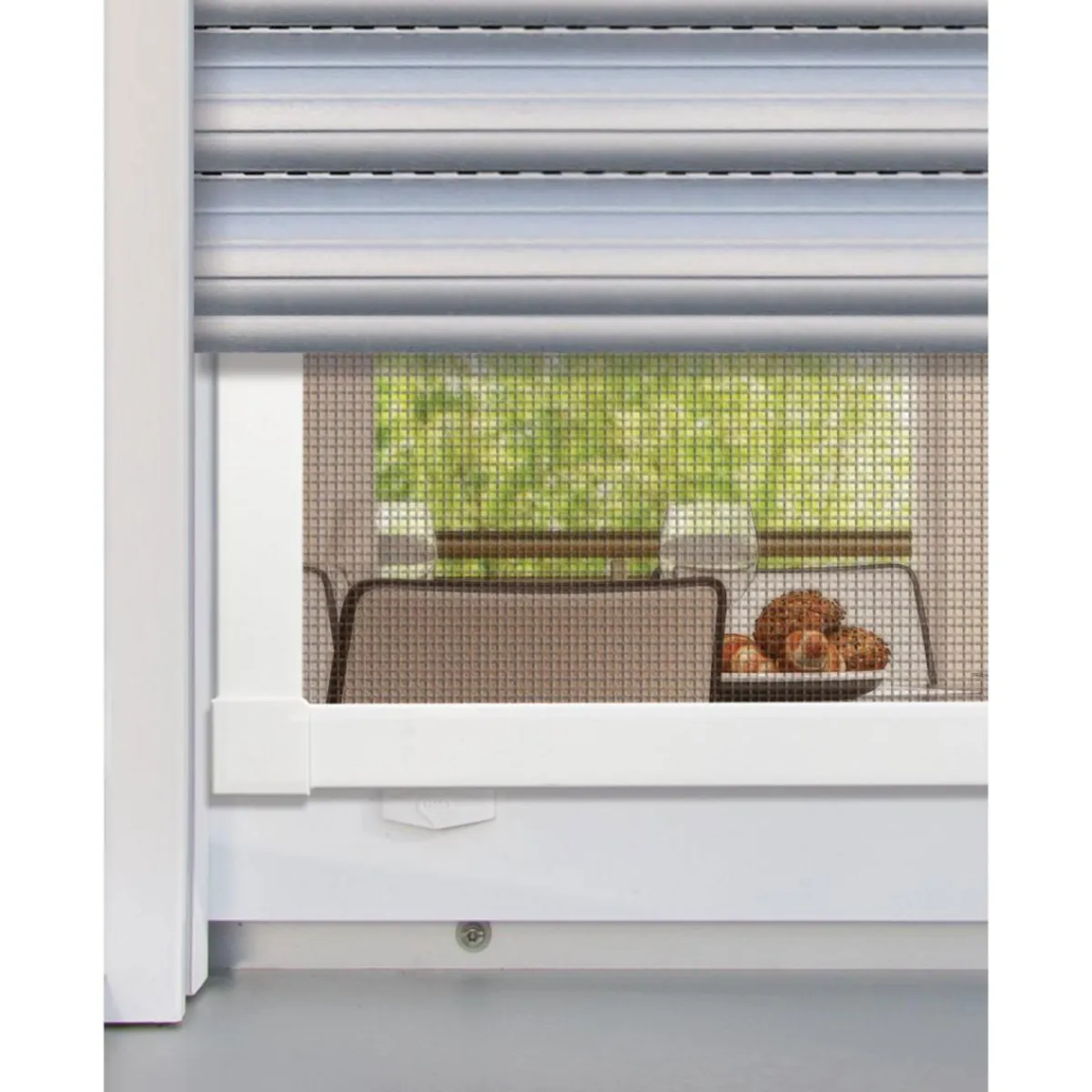 Insektenschutz-Fenster Premium 100 x 120 cm weiß^Schellenberg Discount