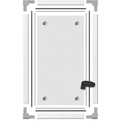 Schellenberg Lichtschacht-Gitter Sauberer Lichtschacht Aluminium 55 x 110 cm