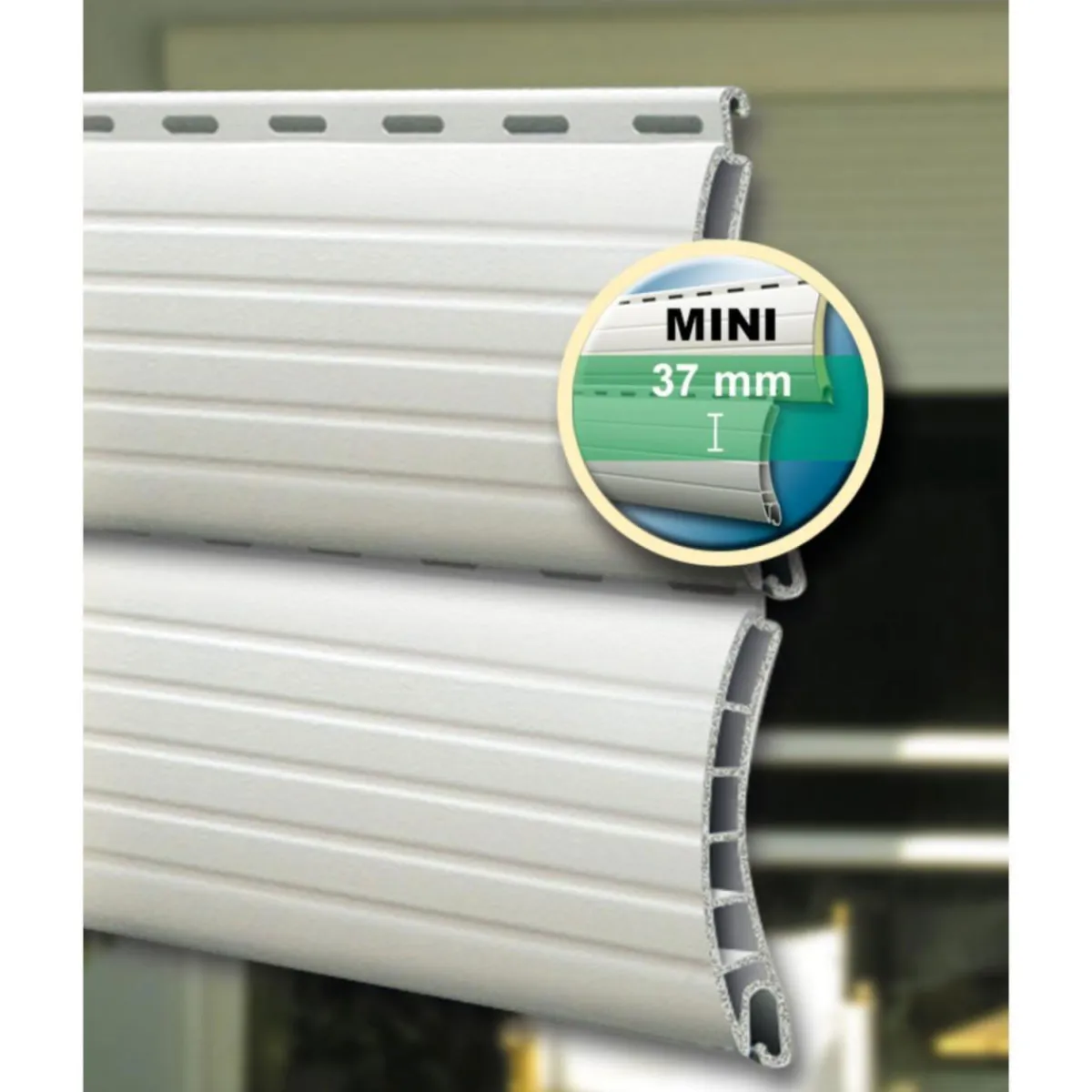 Rolladenprofil Mini 120 cm grau*Schellenberg Outlet