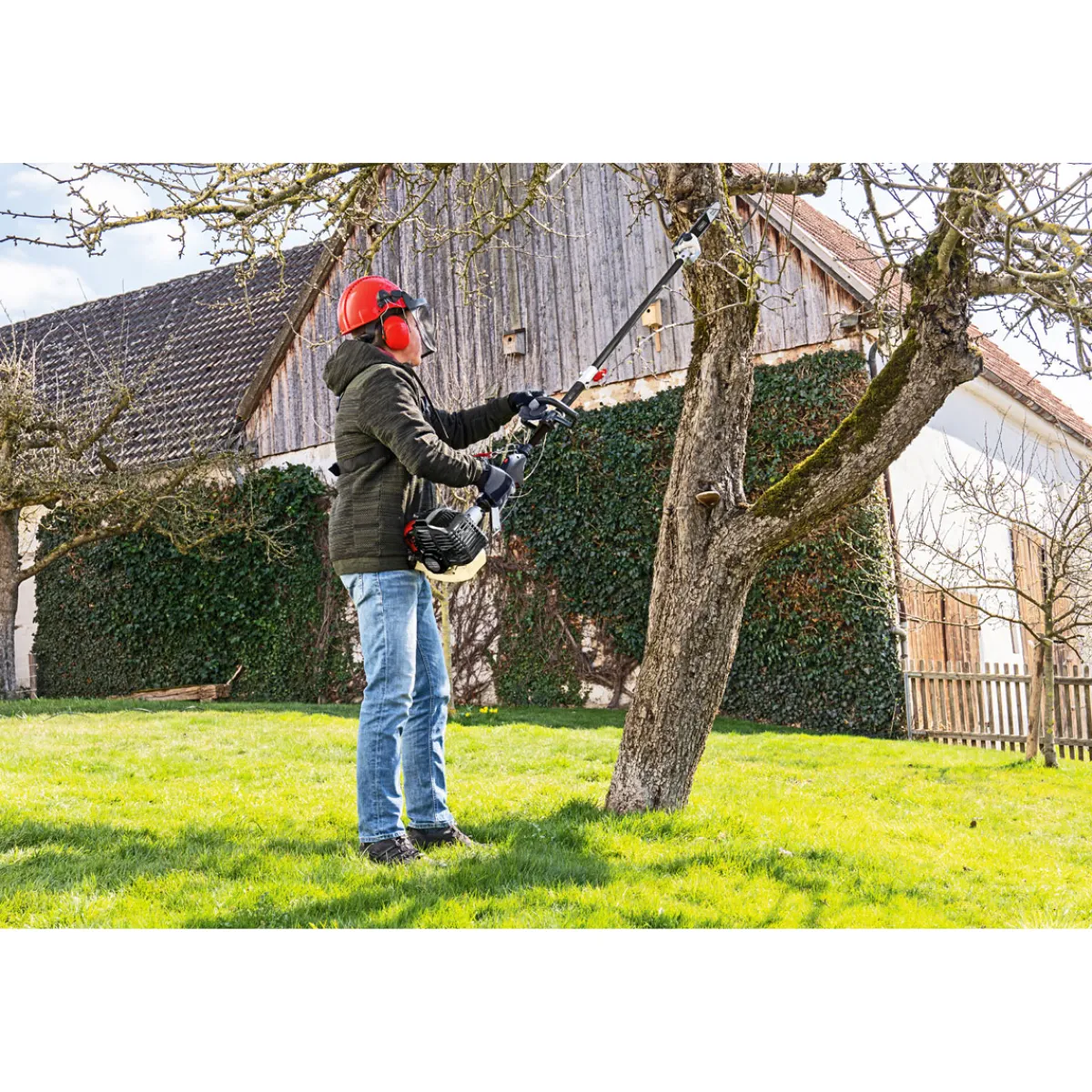 4 in 1 Multigartengerät MFH5200-4P*Scheppach Discount